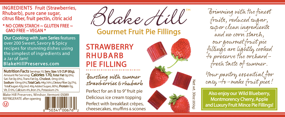 Strawberry Rhubarb Pie Filling