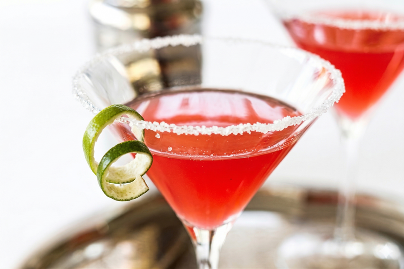 Raspberry Lime Martini