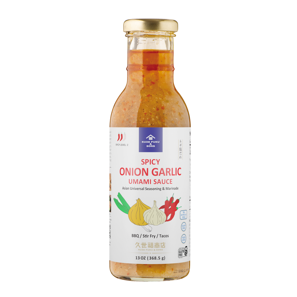 Kuze Fuku Spicy Onion Garlic Umami Sauce 13 oz (365.8g)