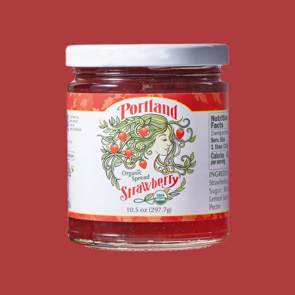 Portlandia's Organic Spread- Strawberry 10.5 oz (297.7g)