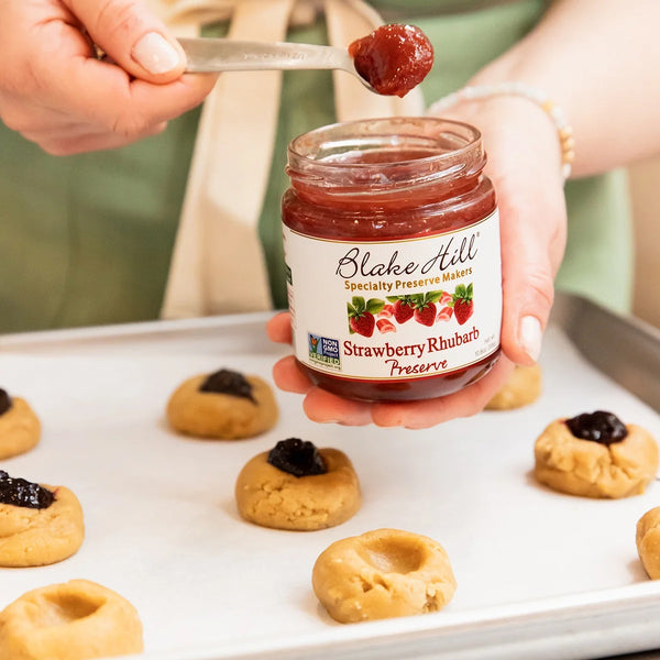 PB & Jam Thumbprint Cookies