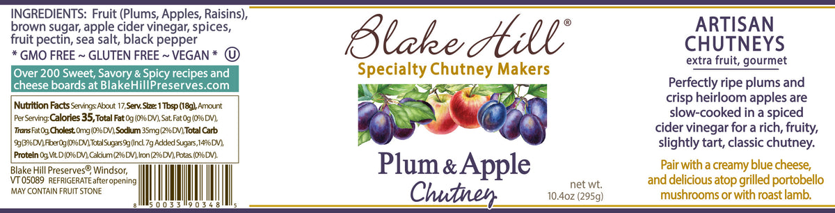 Plum & Apple Chutney 10.4oz