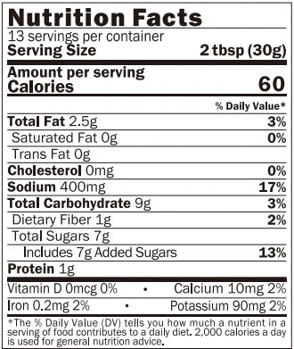 Nutrition Facts