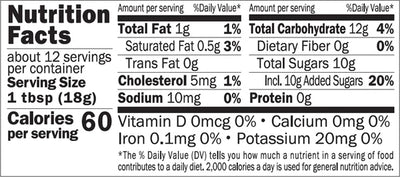 Nutrition for Kuze Fuku Matcha Spread 7.6 oz (215.5g)