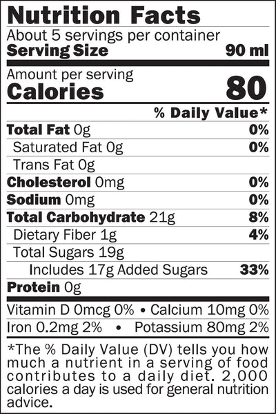 Nutrition for Kuze Fuku Homemade Strawberry Mixer 15.9 fl oz (470ml)
