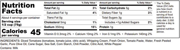 Nutrition Facts