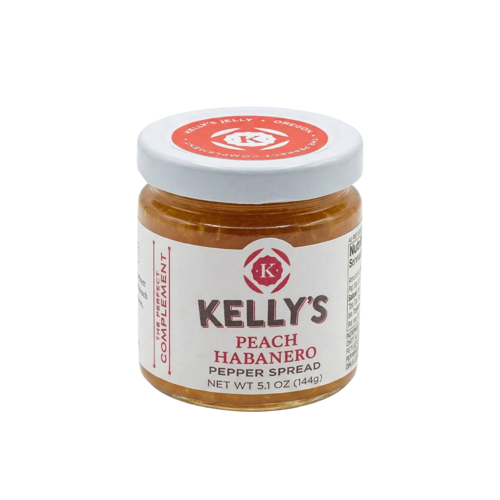 Kelly's Peach Habanero Pepper Spread Cutie 5.1 oz (144g)